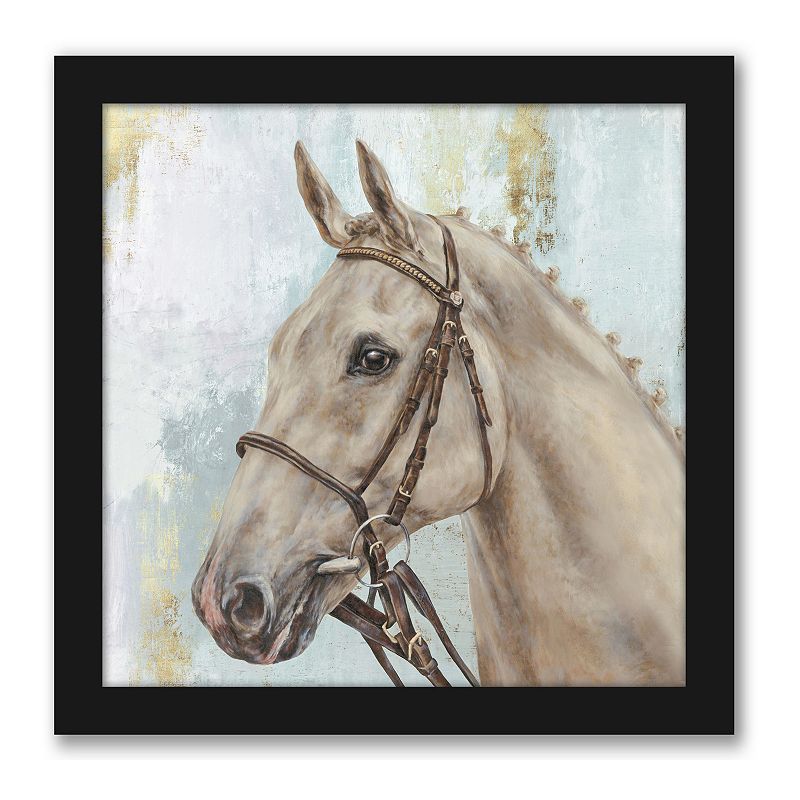 Americanflat Show Horse Wall Decor, Multicolor, 15X15