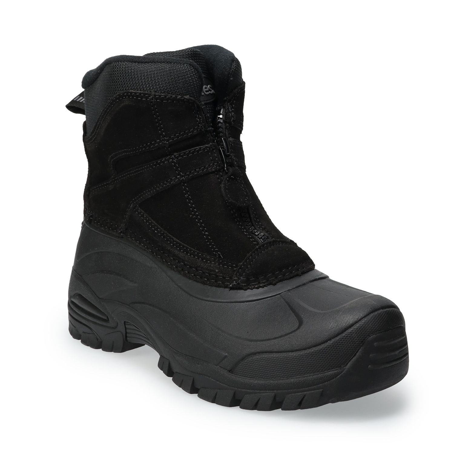 totes men's state waterproof side zip snow boot