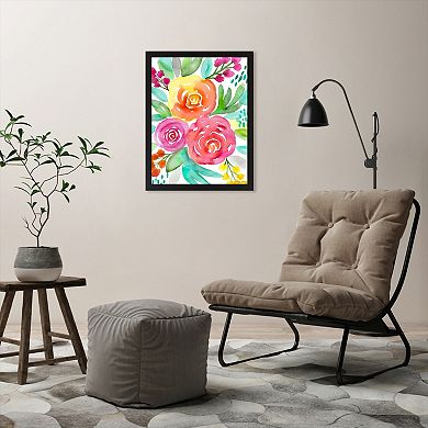 Americanflat Watercolor Floral 3 Wall Art by Lisa Nohren