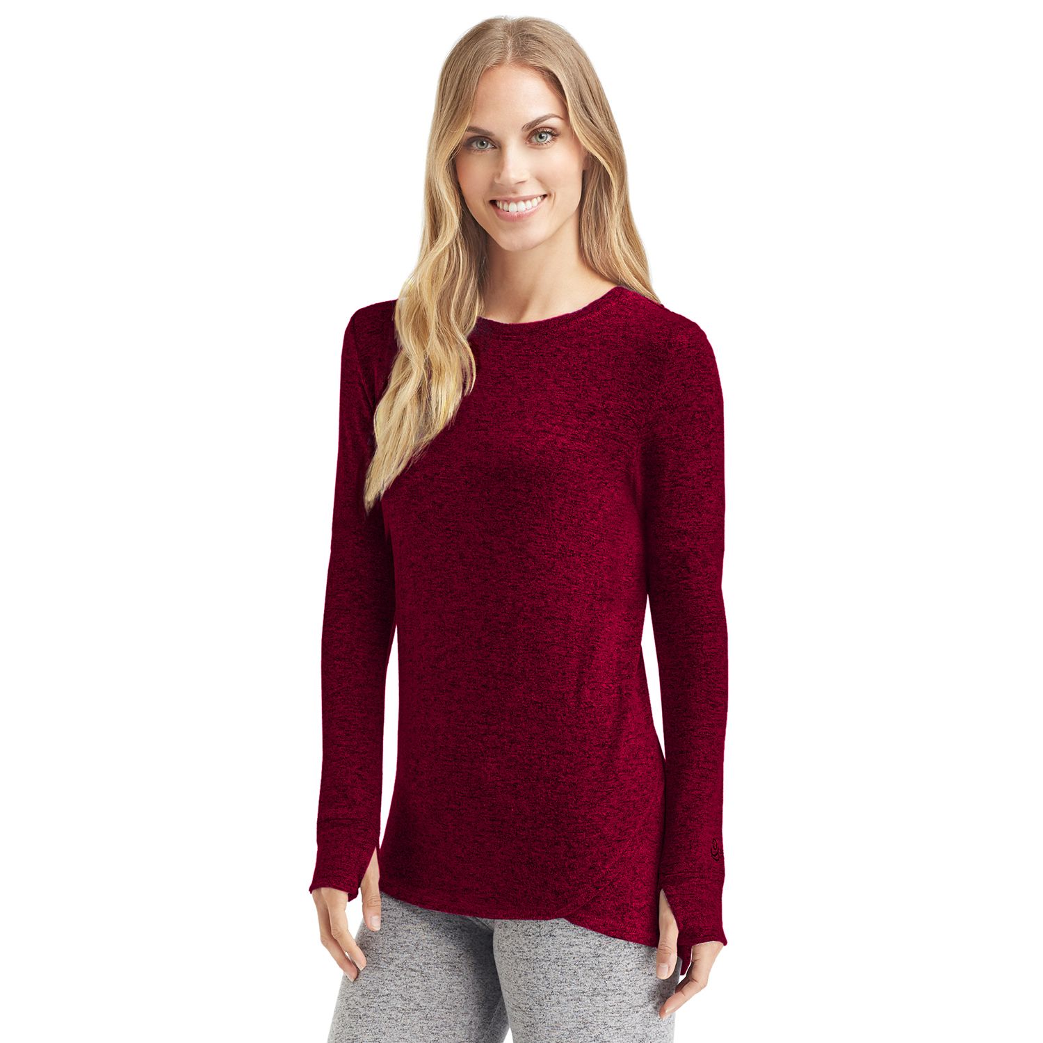 cuddl duds women's active thermal top