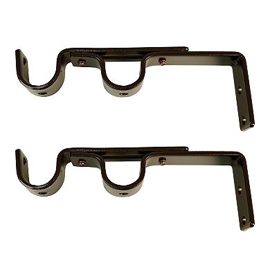 Versailles Home Fashions Double Wall Brackets Pair