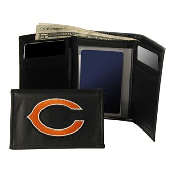 Chicago Bears Trifold Leather Wallet
