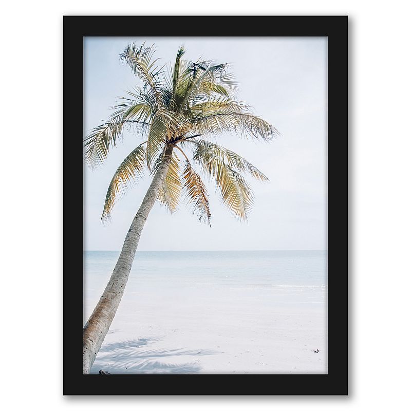 Americanflat Palm On The Beach Wall Art by Tanya Shumkina, Multicolor, 19X2