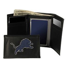 NFL Detroit Lions Leather Bi-fold Wallet