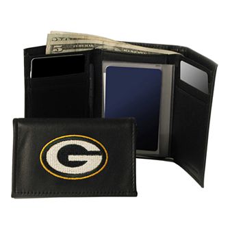 Green Bay Packers Trifold Leather Wallet