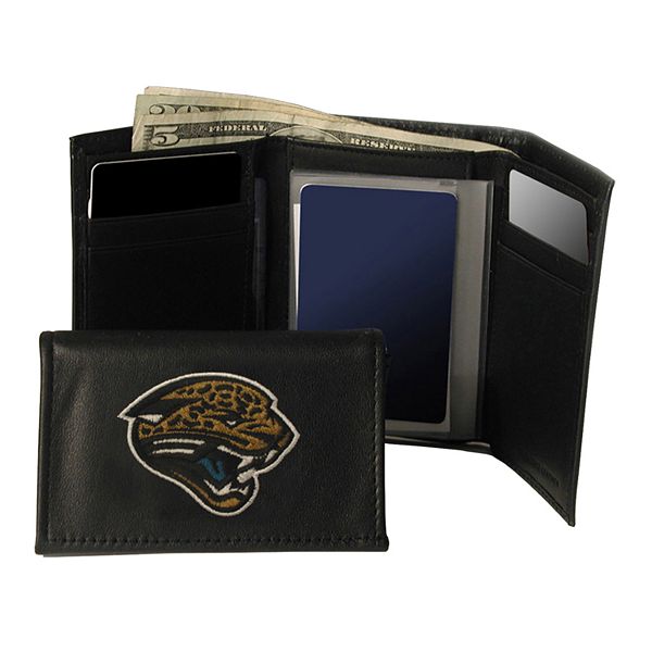 Jacksonville Jaguars Trifold Leather Wallet