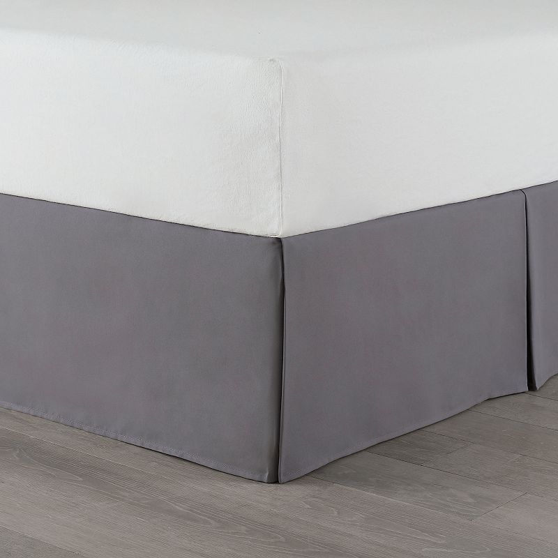 Martex Pleated Bedskirt, Size: King, Gray