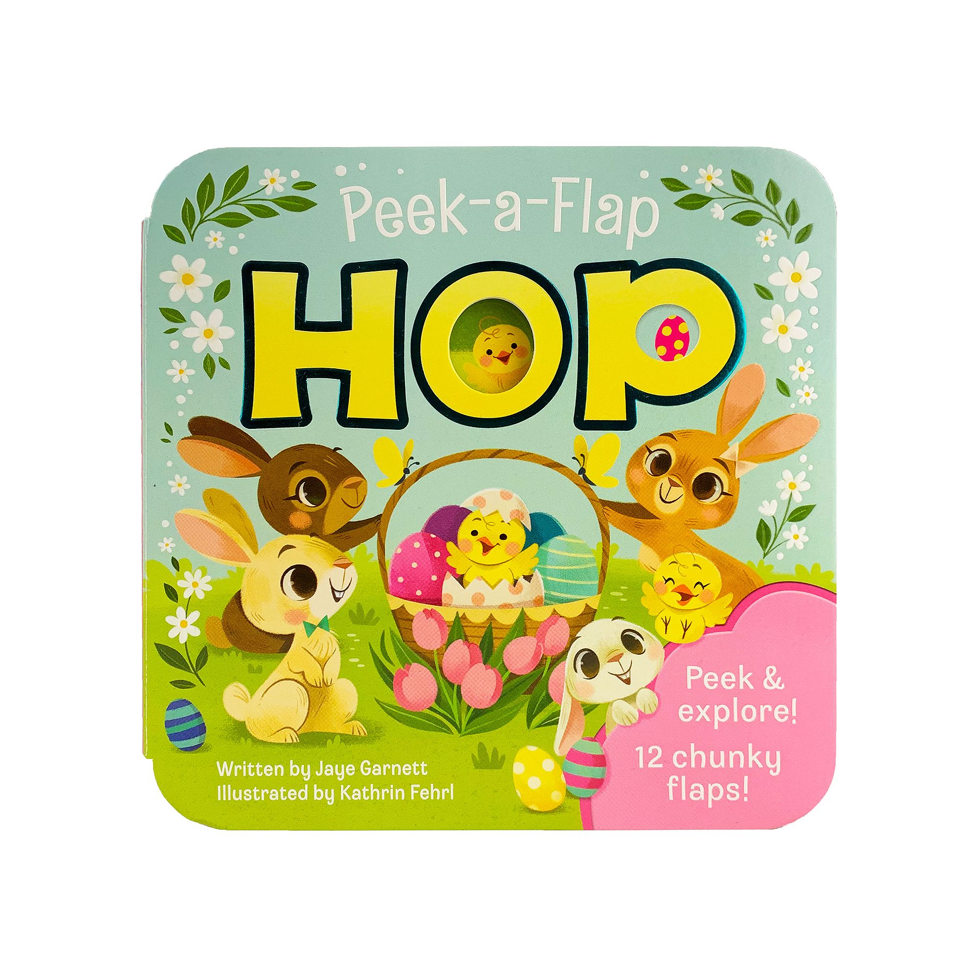 Cottage Door Press Peek-a-Flap HOP Chunky Lift-a-Flap Board Book, Multi