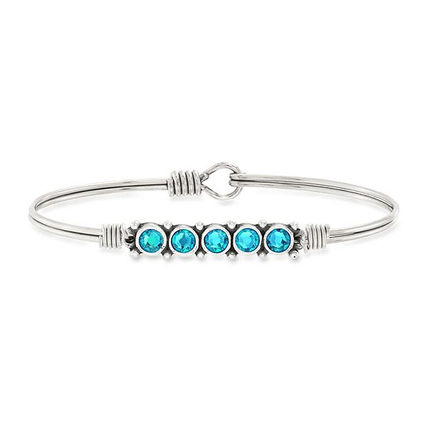 Luca + Danni Birthstone Bar Bangle Bracelet