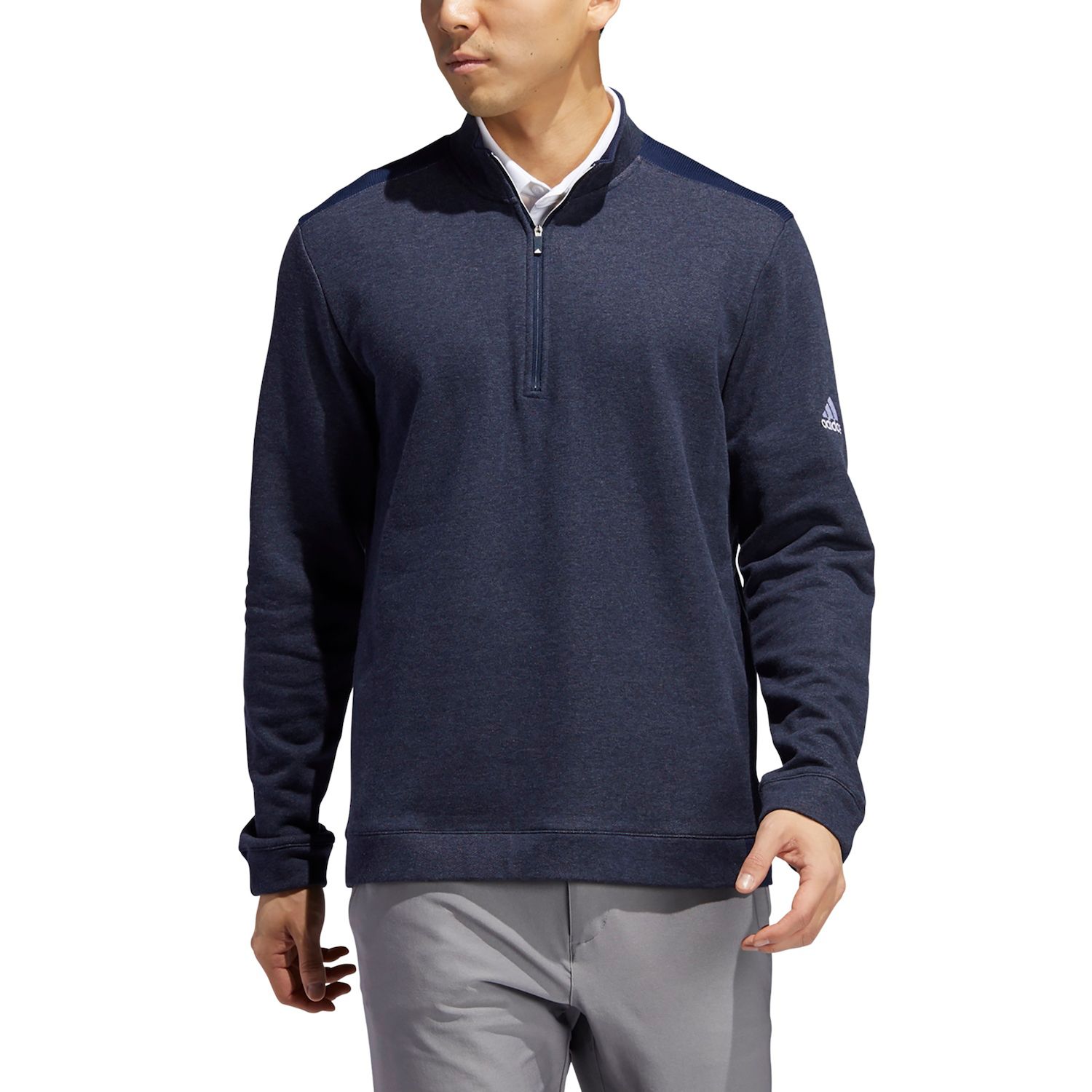 adidas half zip golf pullover mens