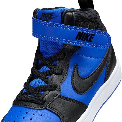 Nike Court Borough Mid 2 Blue Black Kids Boys Sneakers Shoes High Top Siz 4Y EUC Nike | Shoes | Nike Court Borough Mid 2 Blue Black Kids Boys  main image 4