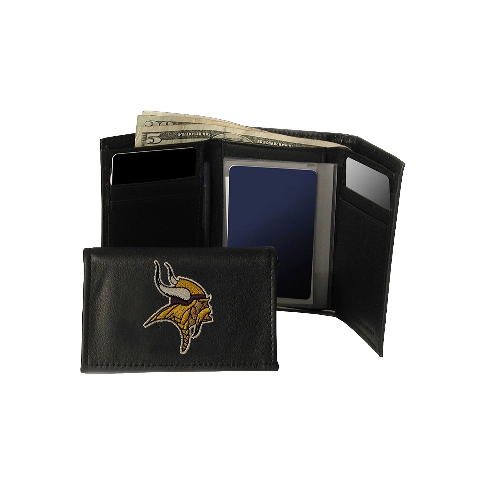 Minnesota Vikings Trifold Wallet, Purple
