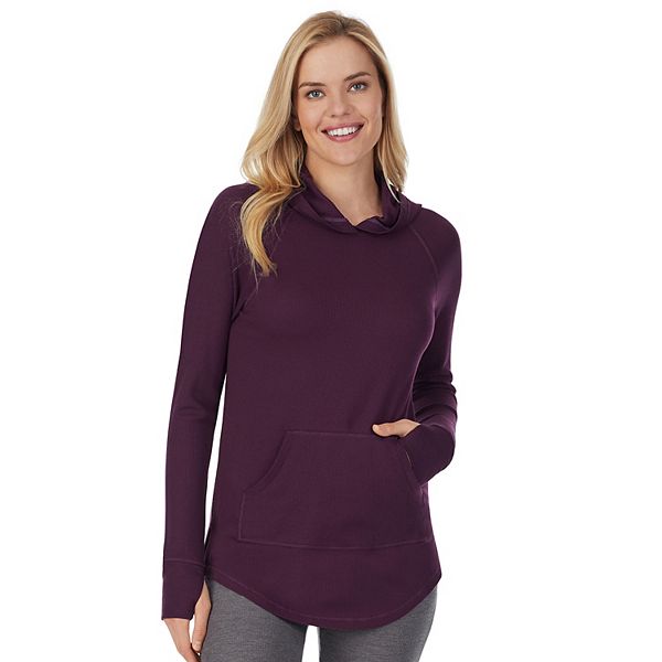 Women's Cuddl Duds® Stretch Thermal Long Sleeve Hooded Tunic