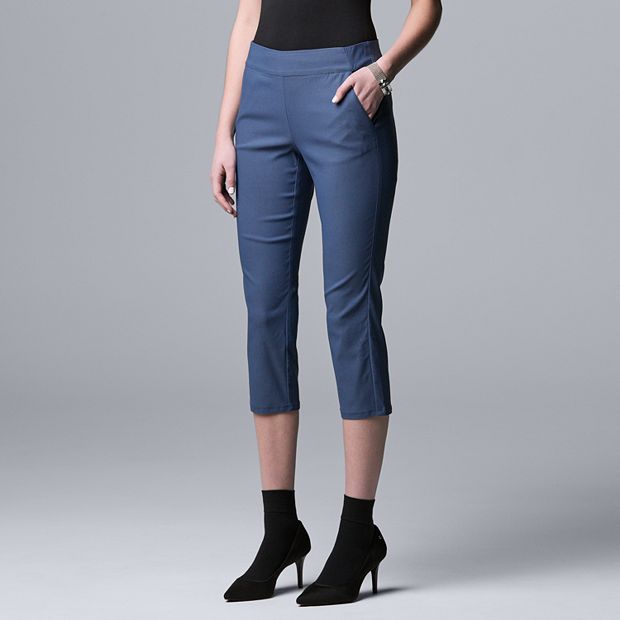 Kohls womens petite on sale capris