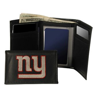 New York Giants Trifold Leather Wallet