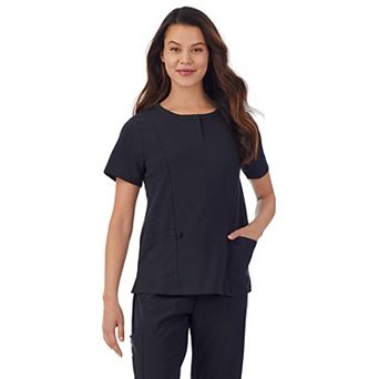 Women's Cuddl Duds® Scrubs Henley Top With 2 Pockets