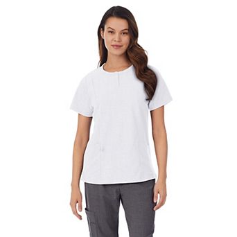Women's Cuddl Duds® Scrubs Henley Top With 2 Pockets
