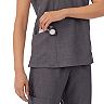 Petite Cuddl Duds® Scrubs Pocketed Henley Top