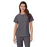 Petite Cuddl Duds® Scrubs Pocketed Henley Top