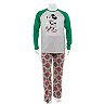 Disney's Mickey Mouse Men's Big & Tall Plaid Top & Bottoms Pajama Set by Jammies For Your Families®