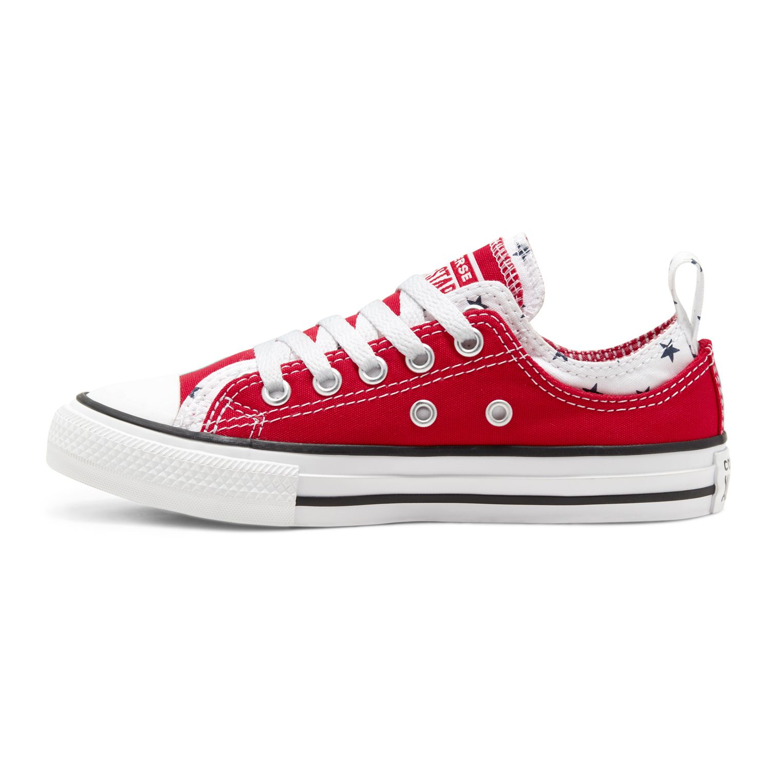 red converse ladies