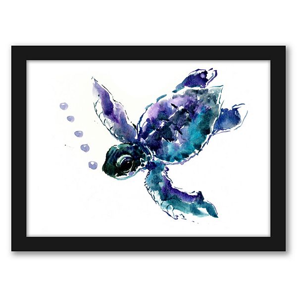 Americanflat Sea Turtle Wall Art