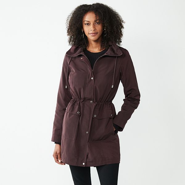 Afwijzen Haringen wolf Women's Nine West Hooded Rain Anorak Jacket