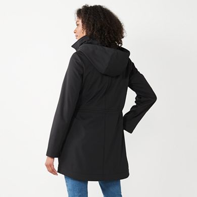 Women's Nine West Fleece-Lined Soft-Shell Jacket