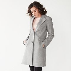 Womens Grey Car Coat Clothing Kohl S