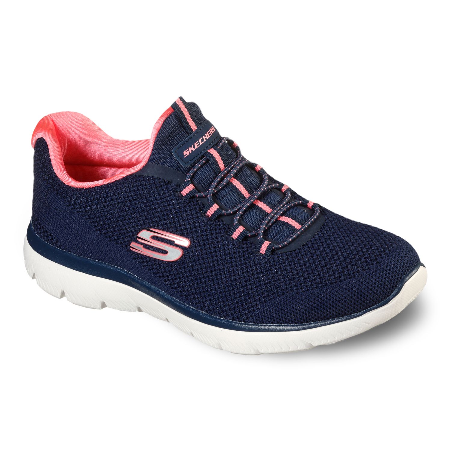 skechers blue and orange