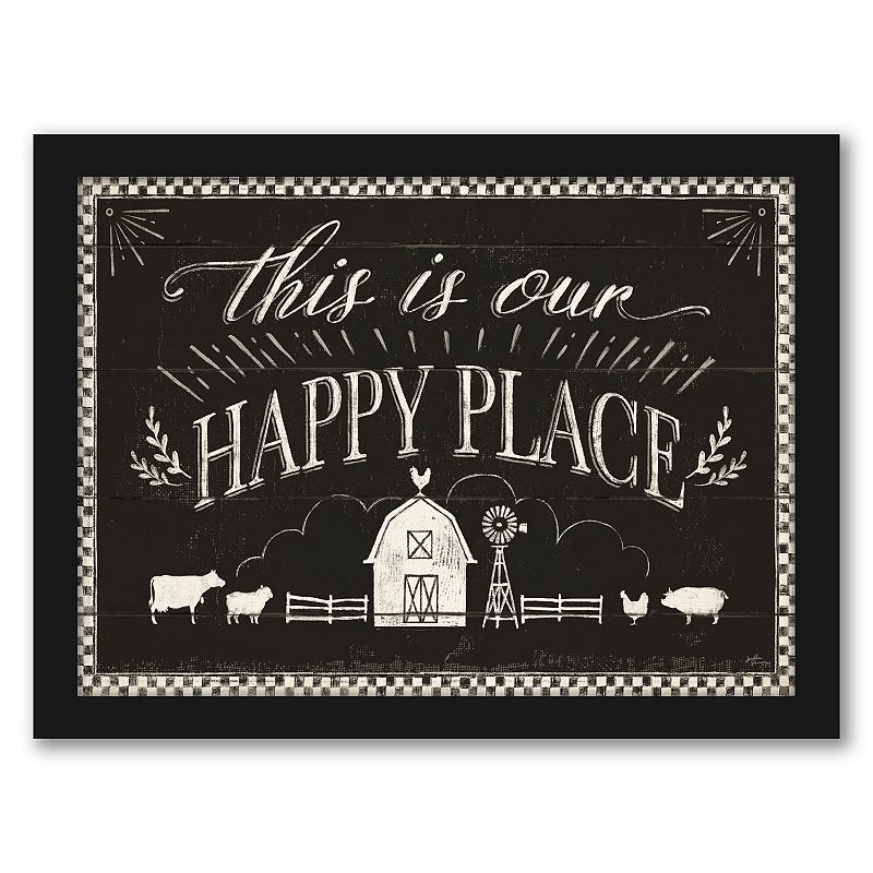 Americanflat Country Thoughts I Wall Art, Multicolor, 12X15