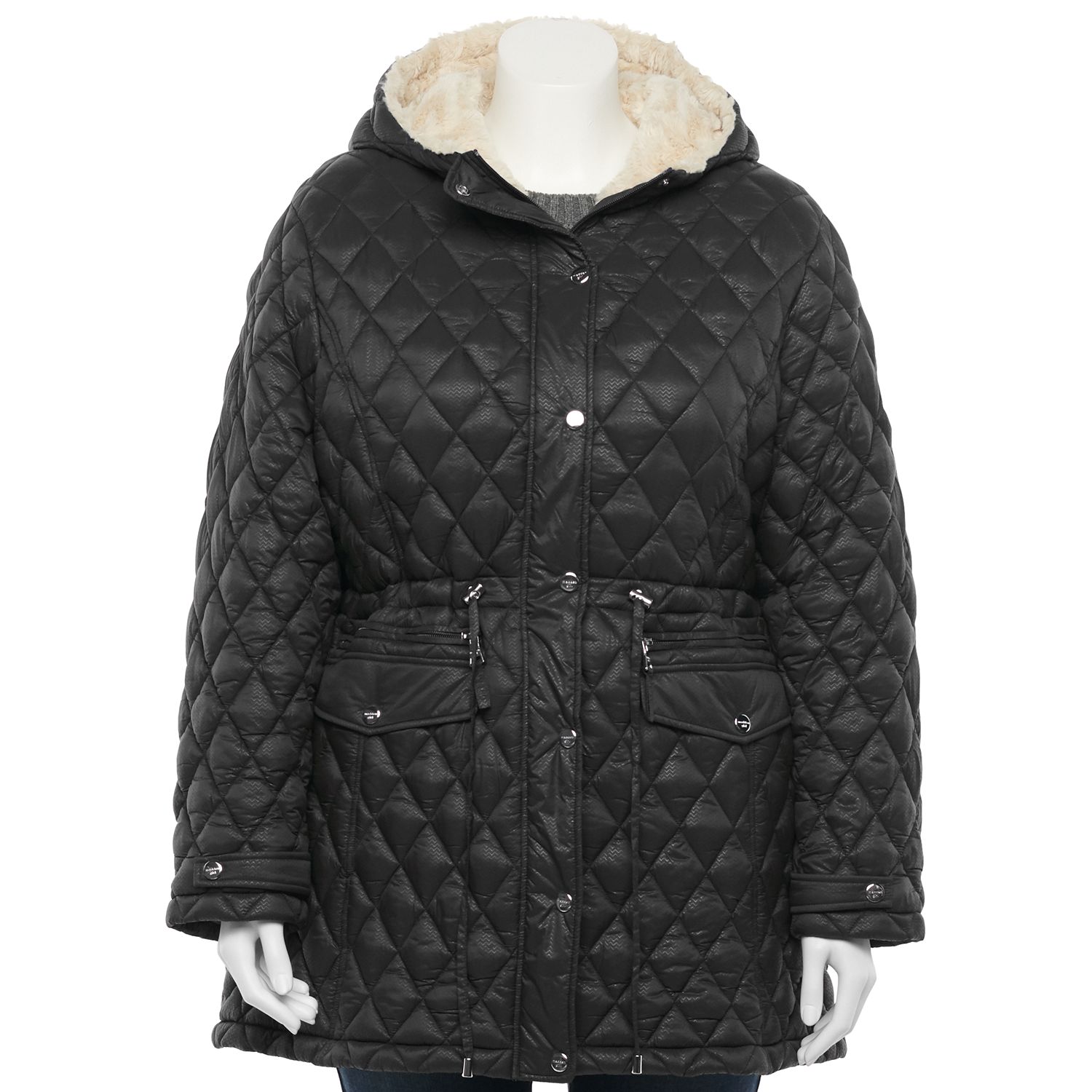 quilted anorak jacket