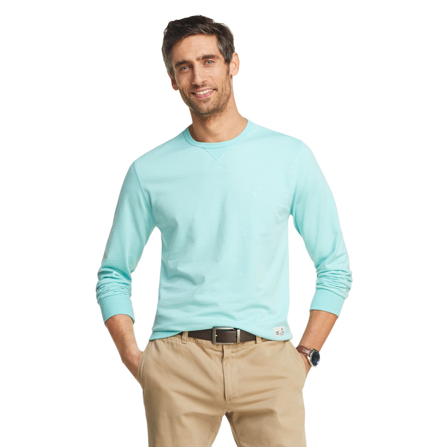 izod crew neck sweatshirts