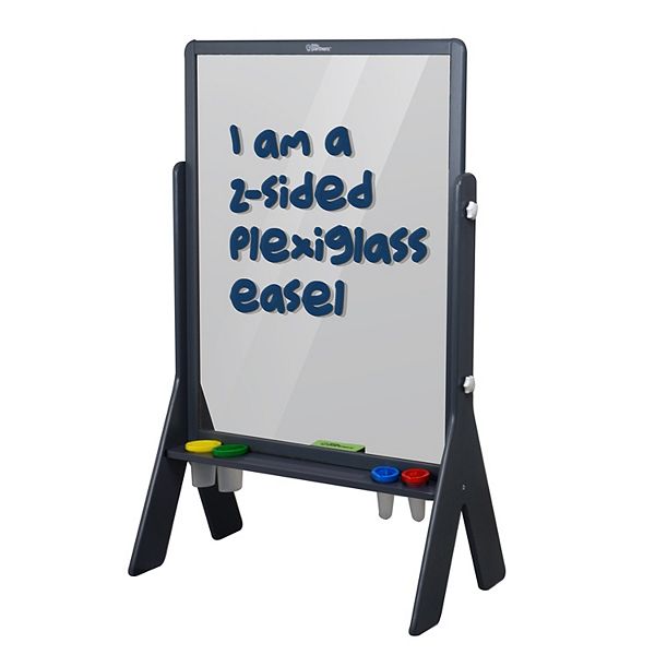 Little Partners Peek-A-Boo Art Easel - Earl Grey