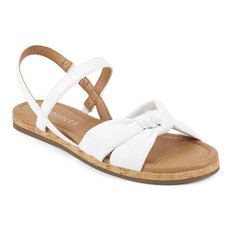 UPC 887039949087 product image for Aerosoles Dover Women's Strappy Sandals, Size: 10.5, White | upcitemdb.com