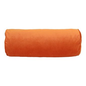Edie@Home Velvet Neckroll Decorative Pillow