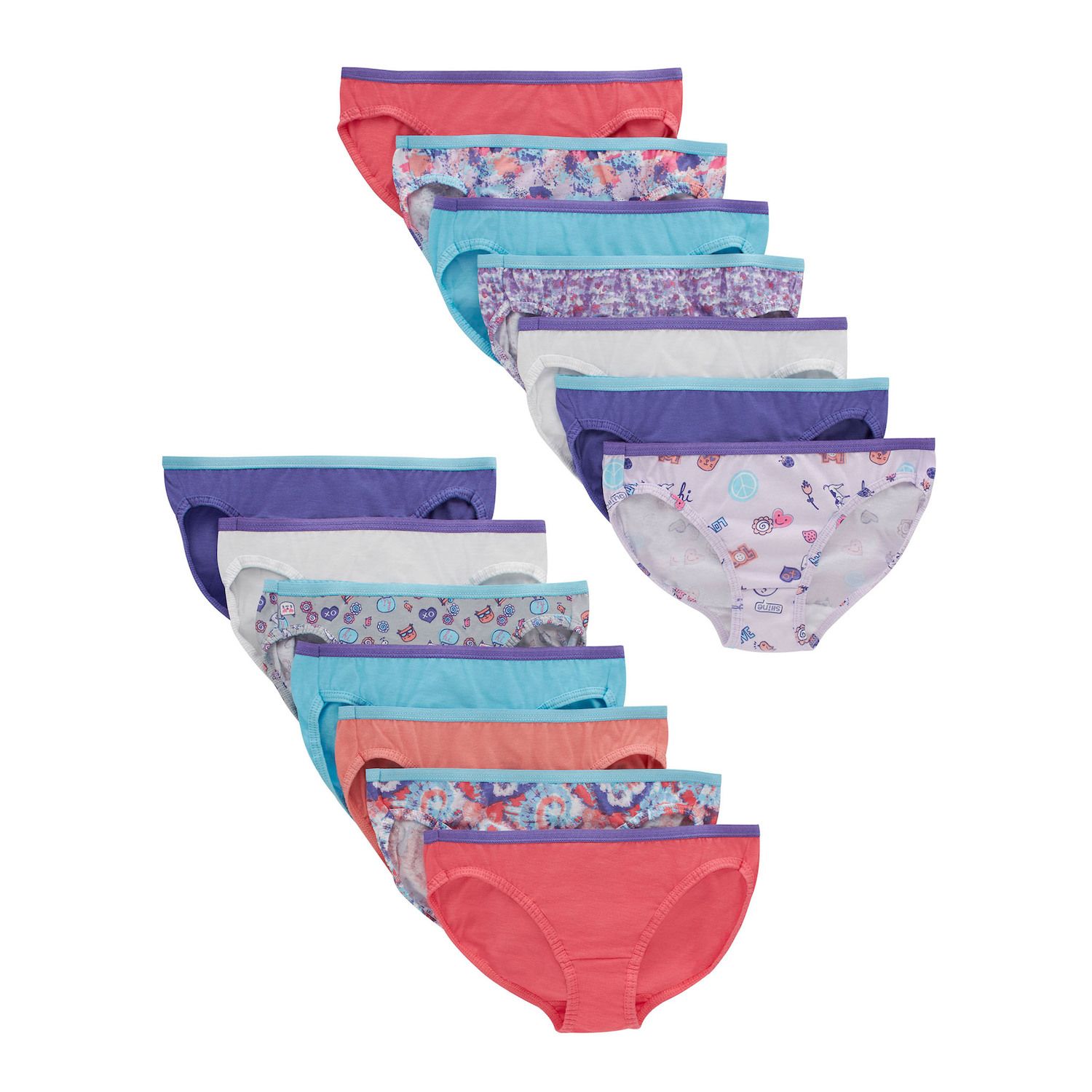 TJ Maxx 5 Pack Cotton Spandex Bikini Panties For Spandex/Cotton in Pink