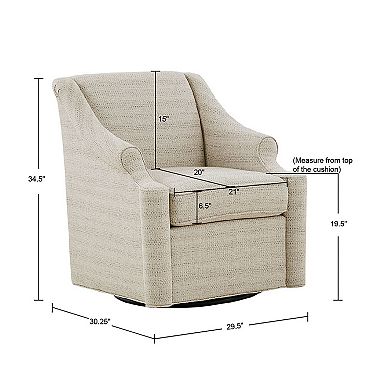 Madison Park Benton Swivel Glider Chair