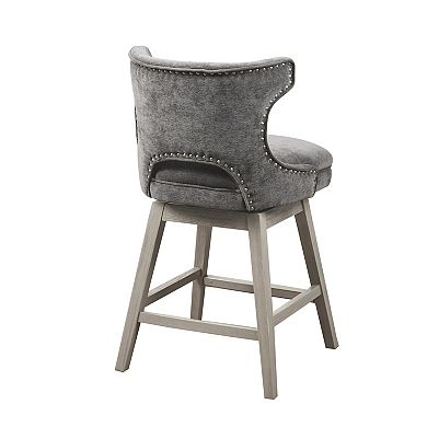 Madison Park Janet Swivel Counter Stool