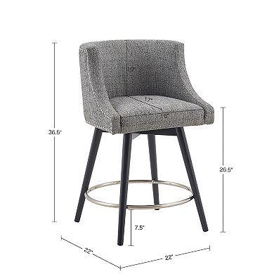  Madison Park Quarry Swivel Counter Stool