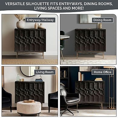 Madison Park Eddy 2-Door Accent Cabinet