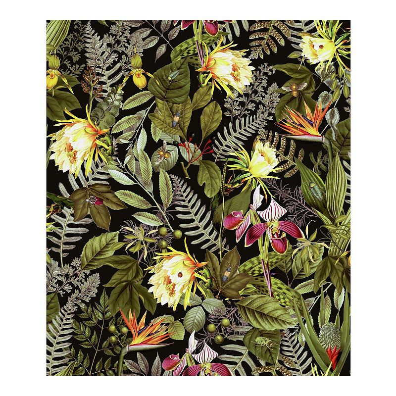 RoomMates Tropical Flowers Peel & Stick Wallpaper, Multicolor