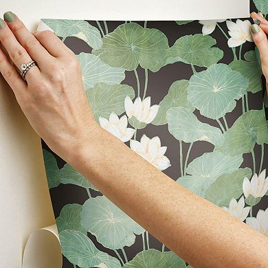 RoomMates Lily Pad Peel & Stick Wallpaper