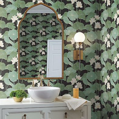 RoomMates Lily Pad Peel & Stick Wallpaper