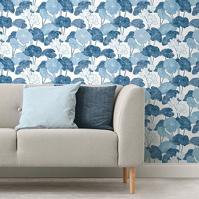 RoomMates Lily Pad Peel & Stick Wallpaper