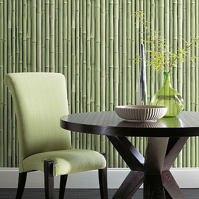 RoomMates Faux Bamboo Peel & Stick Wallpaper