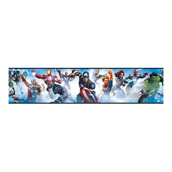 RoomMates Marvel Avengers Peel & Stick Wallpaper Border