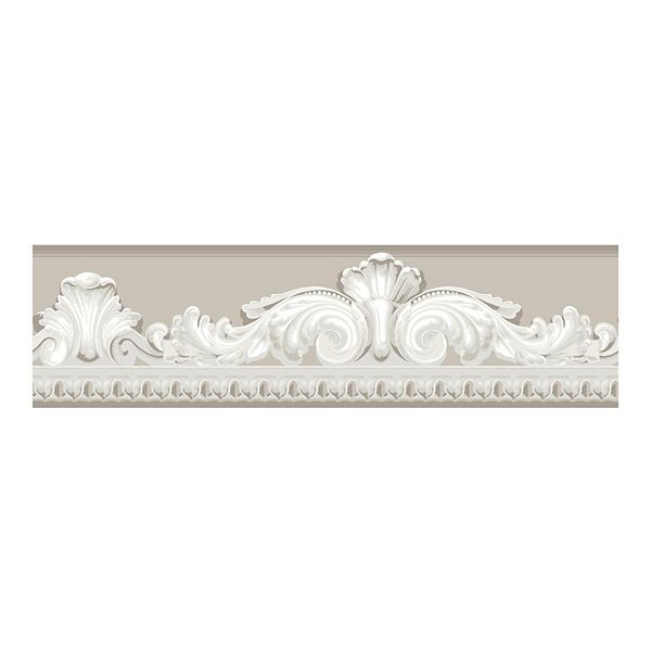 Roommates Architectural Scroll Peel Stick Wallpaper Border