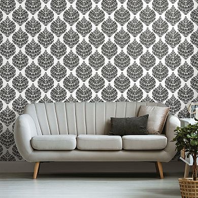 RoomMates Hygee Fern Damask Peel & Stick Wallpaper