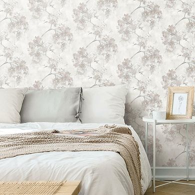 RoomMates Weeping Cherry Tree Blossom Wallpaper